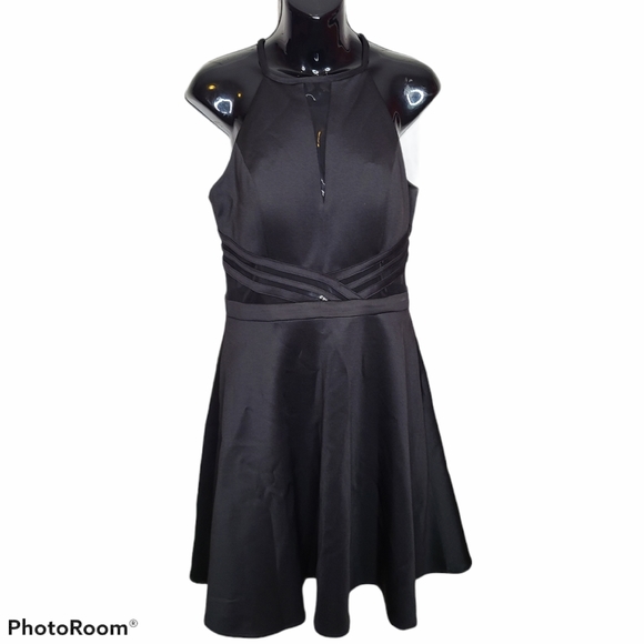 Morgan & Co. Dresses & Skirts - Morgan & Co Black Fit & Flare Dress Party Dance Evening Dress